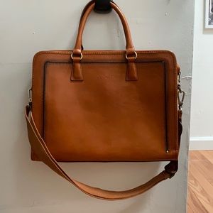 Leather briefcase